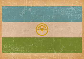 Grunge Flag of Bashkortostan - Kostenloses vector #434195